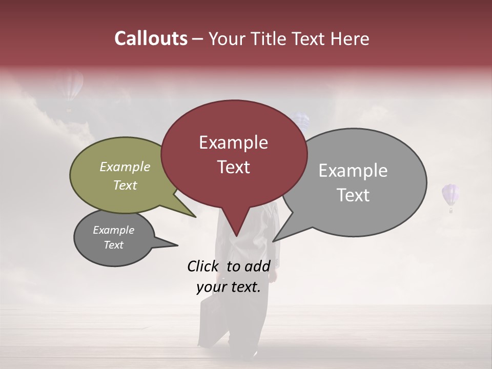 Financial Funny Manager PowerPoint Template