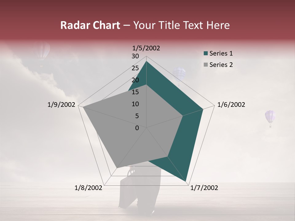 Financial Funny Manager PowerPoint Template