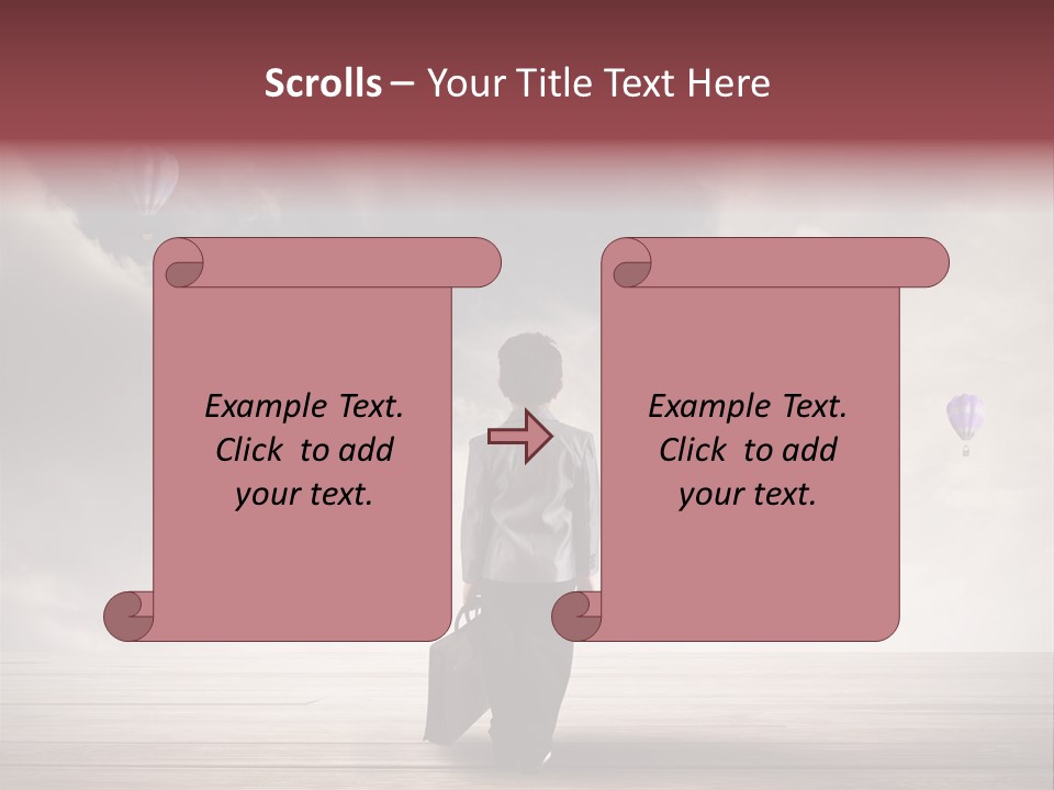 Financial Funny Manager PowerPoint Template