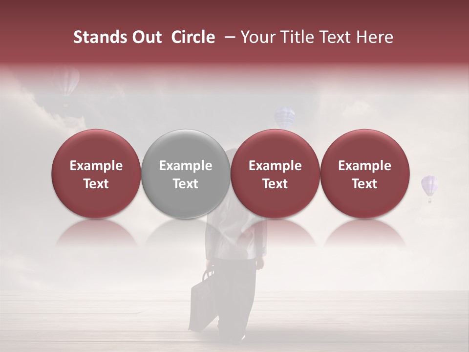 Financial Funny Manager PowerPoint Template