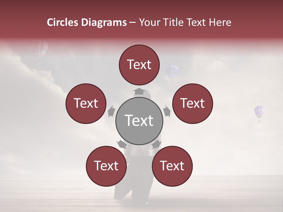 Financial Funny Manager PowerPoint Template