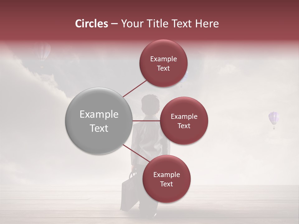 Financial Funny Manager PowerPoint Template