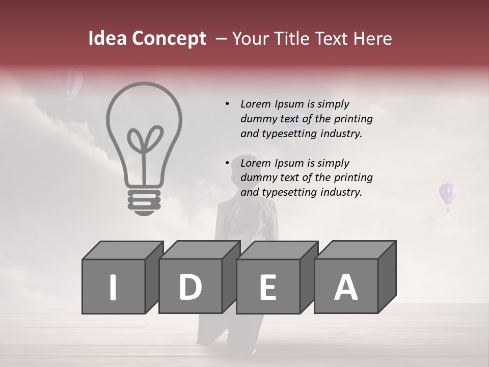 Financial Funny Manager PowerPoint Template