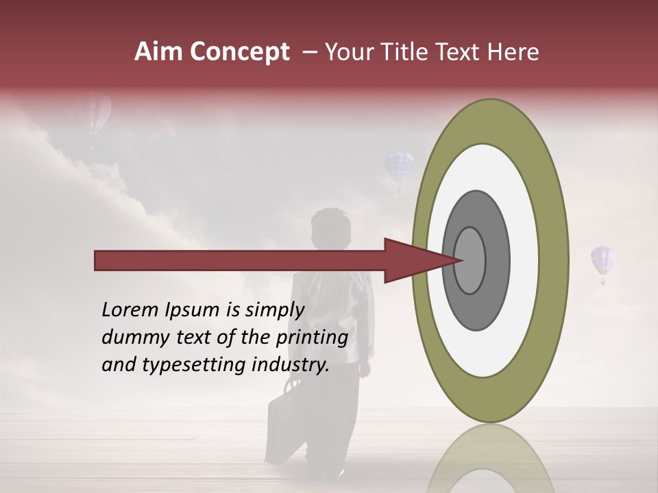 Financial Funny Manager PowerPoint Template