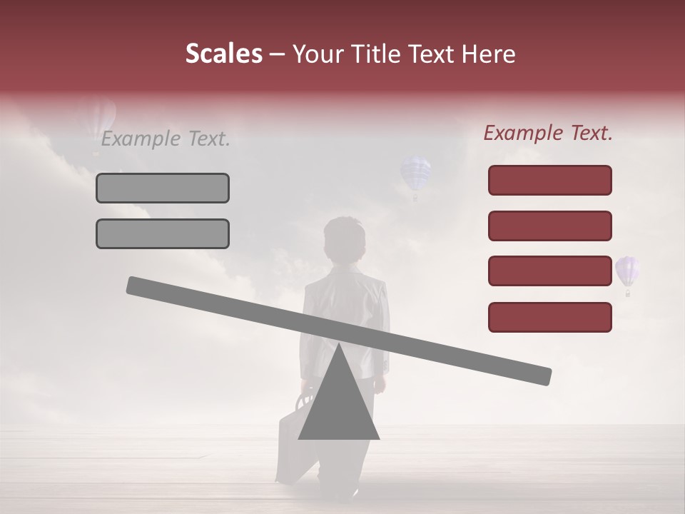 Financial Funny Manager PowerPoint Template