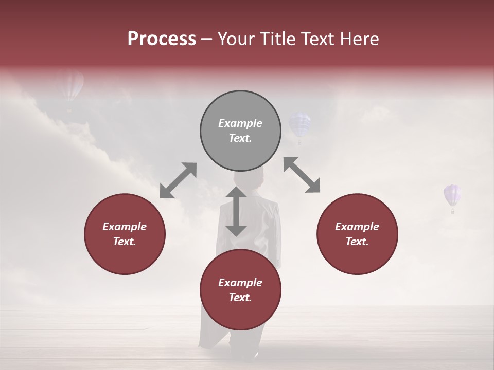 Financial Funny Manager PowerPoint Template