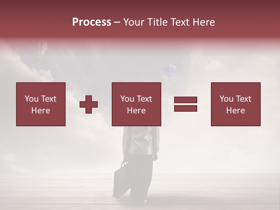 Financial Funny Manager PowerPoint Template