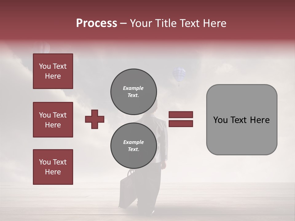 Financial Funny Manager PowerPoint Template
