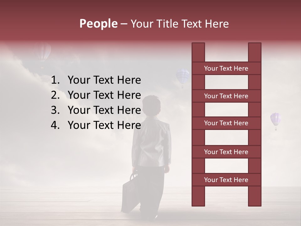 Financial Funny Manager PowerPoint Template