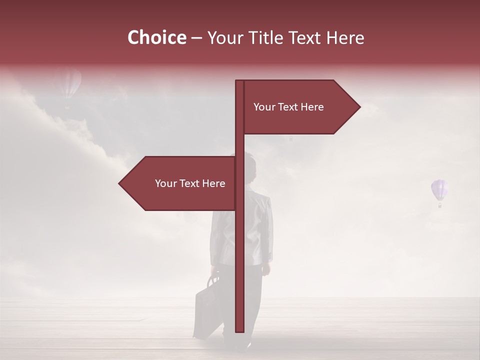 Financial Funny Manager PowerPoint Template