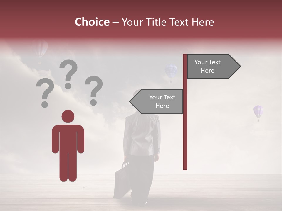 Financial Funny Manager PowerPoint Template