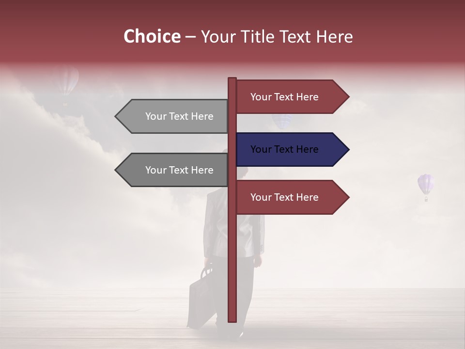 Financial Funny Manager PowerPoint Template