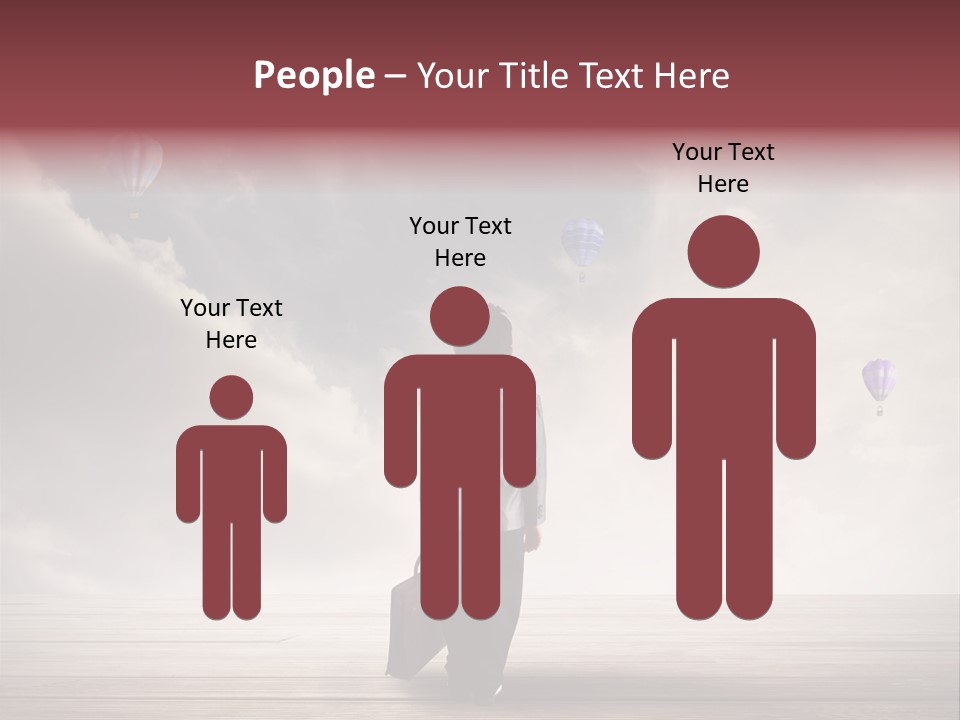 Financial Funny Manager PowerPoint Template