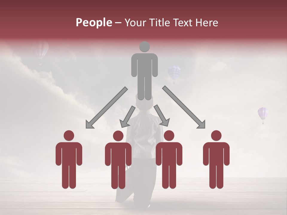 Financial Funny Manager PowerPoint Template