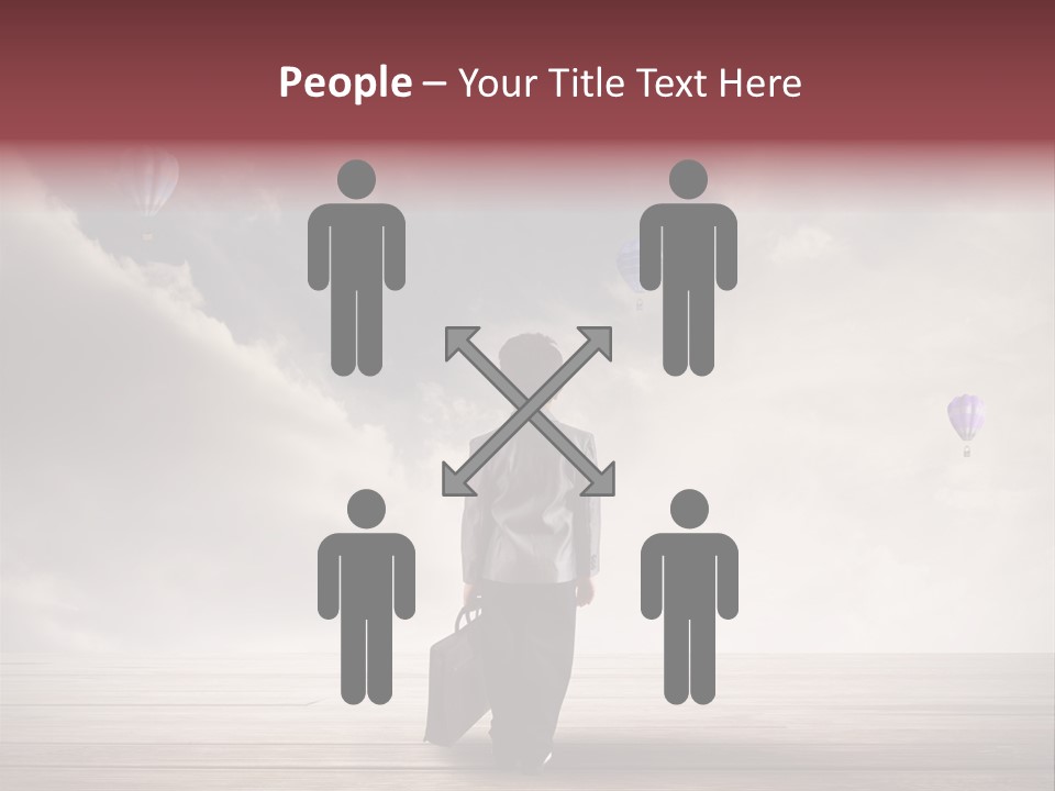 Financial Funny Manager PowerPoint Template