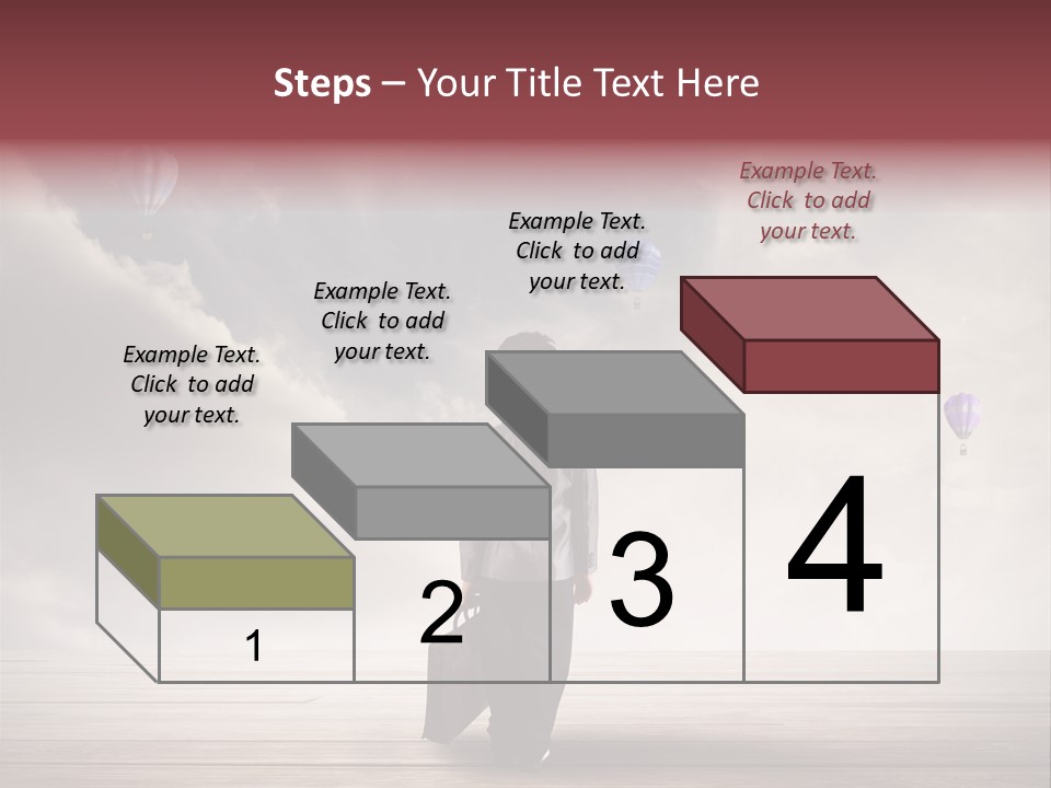 Financial Funny Manager PowerPoint Template