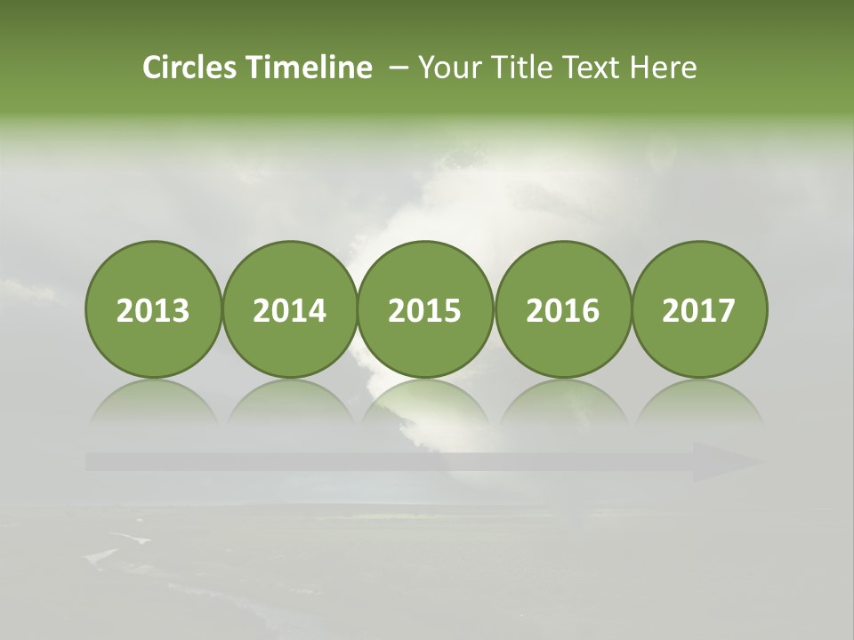 Tornado Funnel Downdraft PowerPoint Template