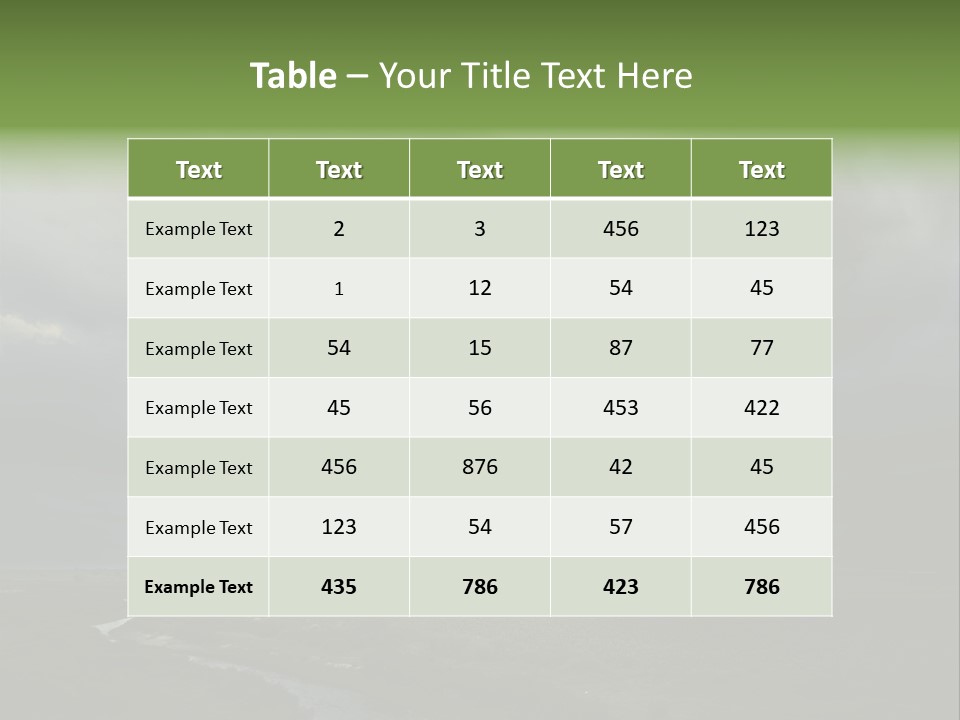 Tornado Funnel Downdraft PowerPoint Template