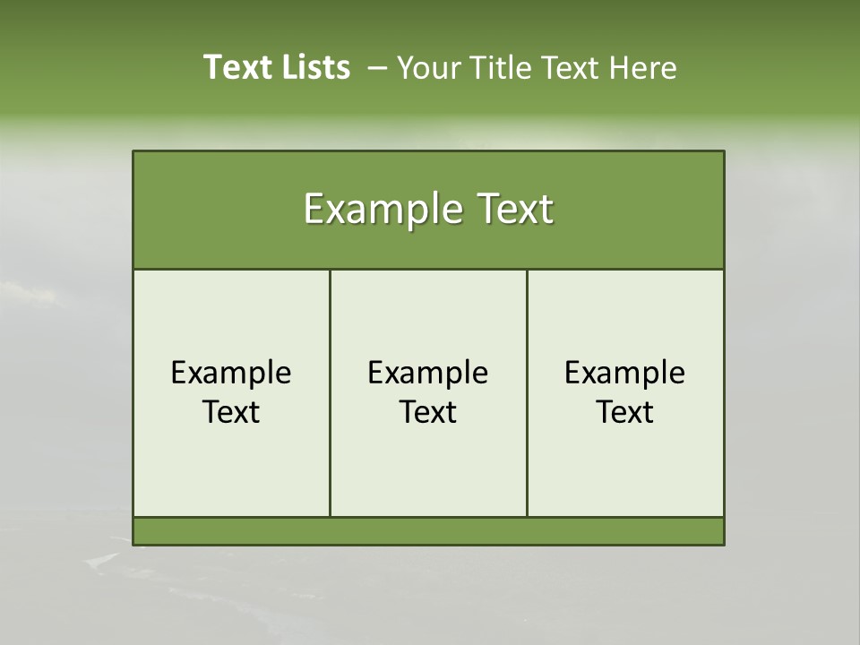 Tornado Funnel Downdraft PowerPoint Template