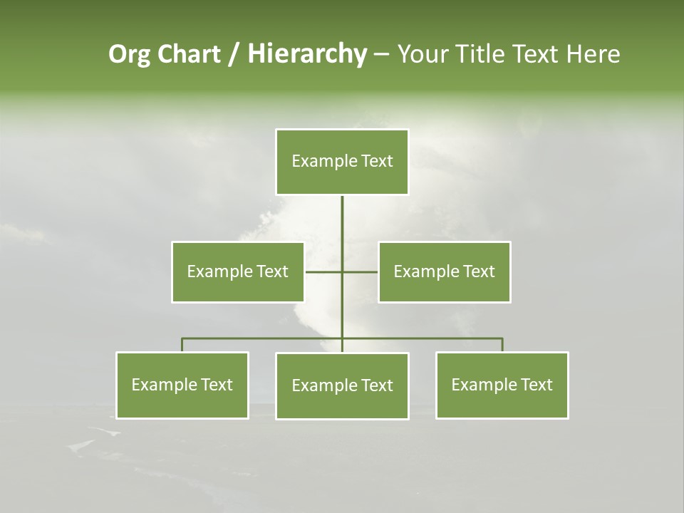 Tornado Funnel Downdraft PowerPoint Template