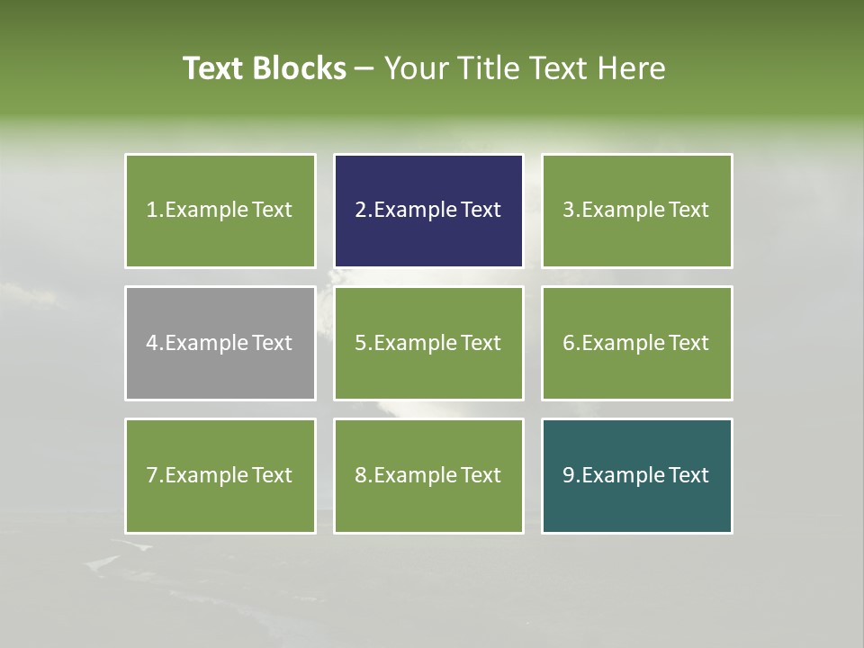 Tornado Funnel Downdraft PowerPoint Template