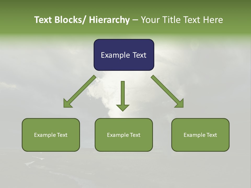Tornado Funnel Downdraft PowerPoint Template