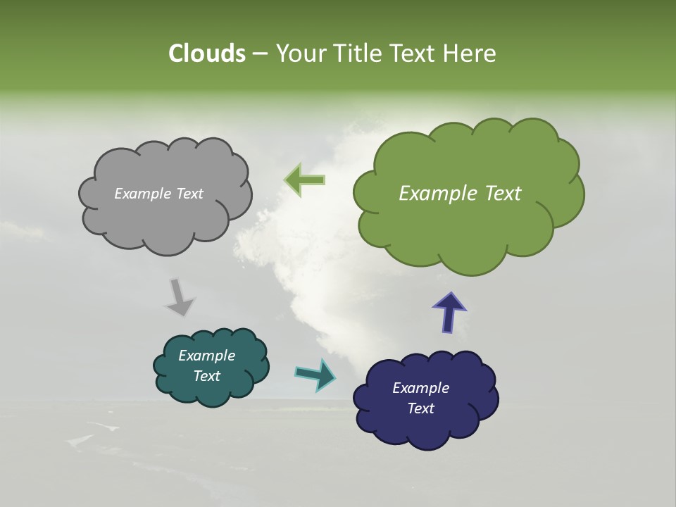 Tornado Funnel Downdraft PowerPoint Template