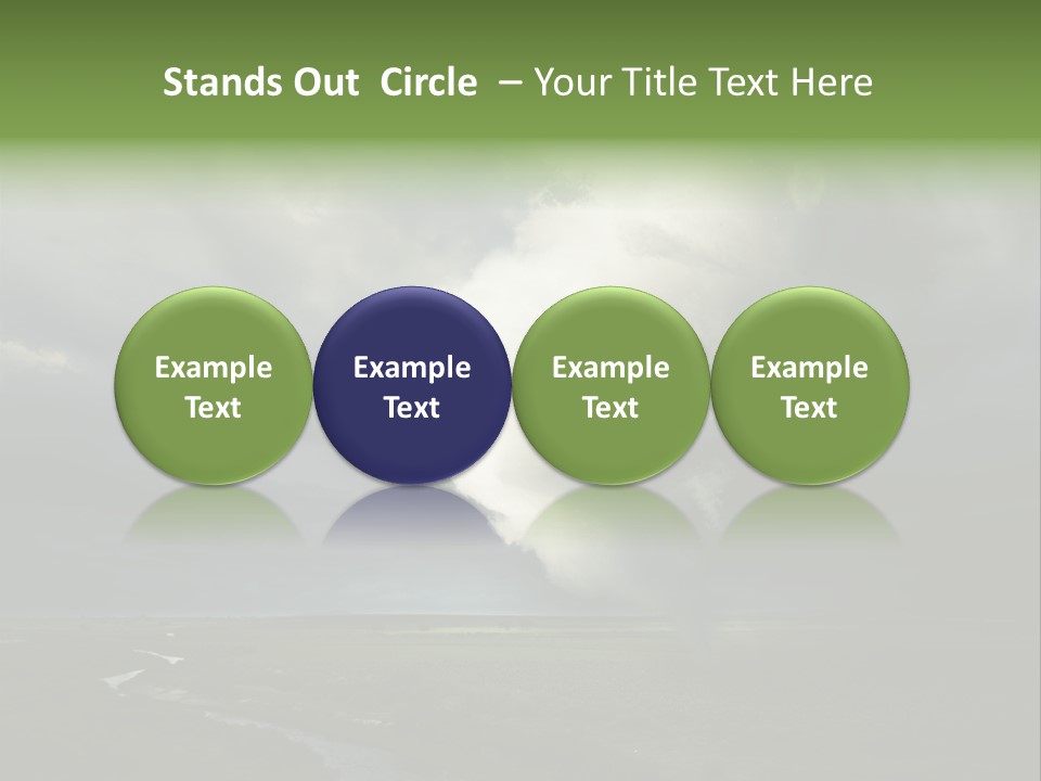 Tornado Funnel Downdraft PowerPoint Template