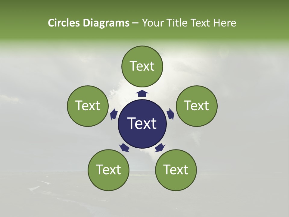 Tornado Funnel Downdraft PowerPoint Template