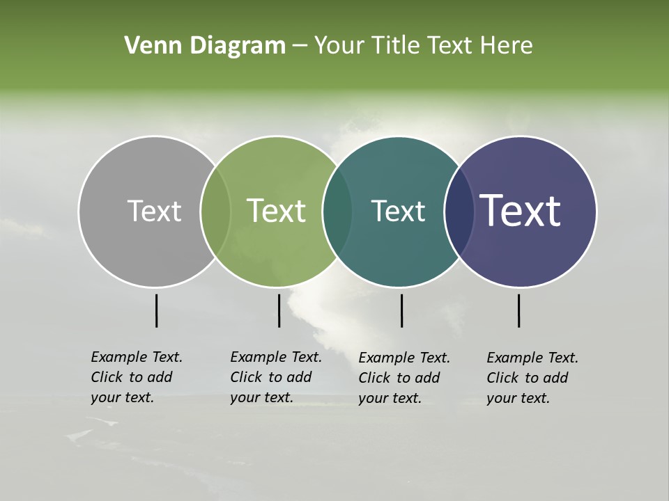 Tornado Funnel Downdraft PowerPoint Template