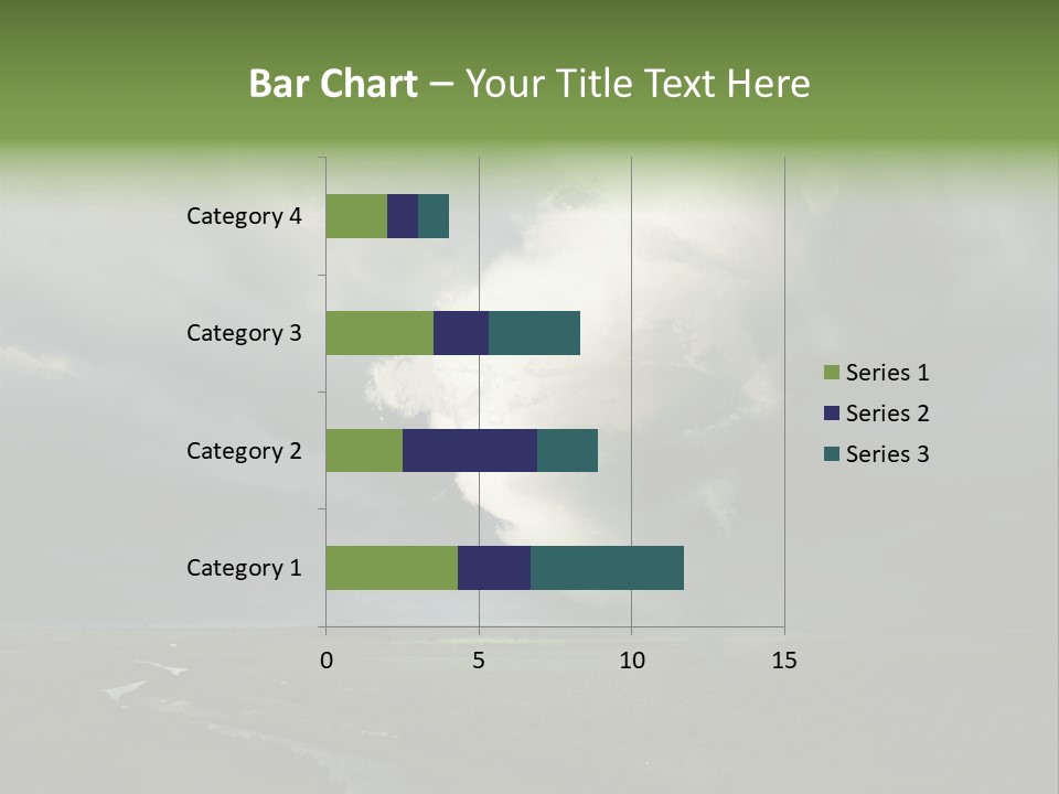 Tornado Funnel Downdraft PowerPoint Template