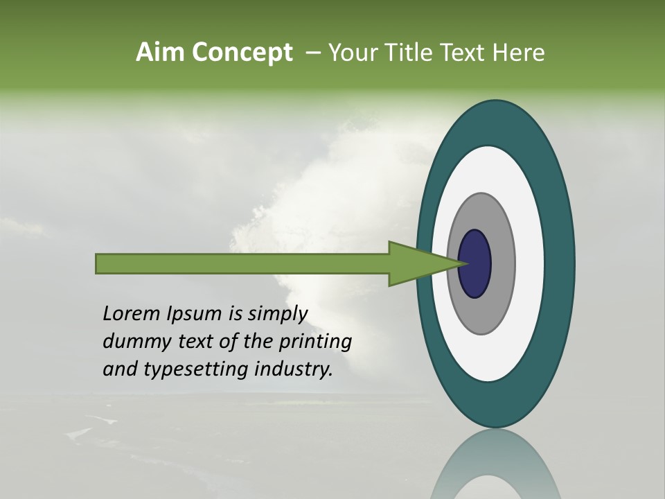 Tornado Funnel Downdraft PowerPoint Template