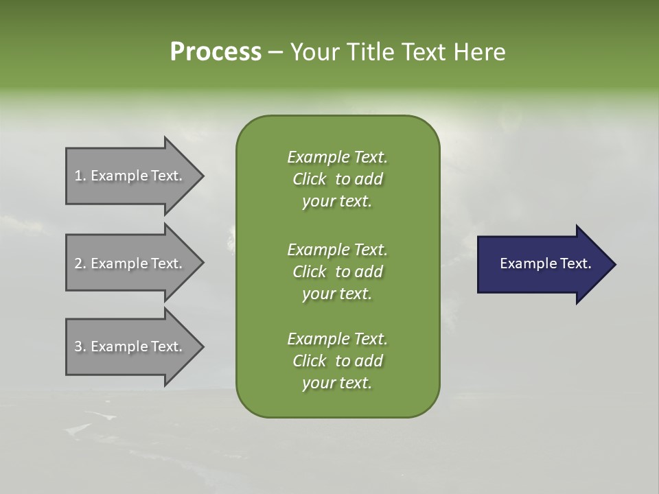 Tornado Funnel Downdraft PowerPoint Template