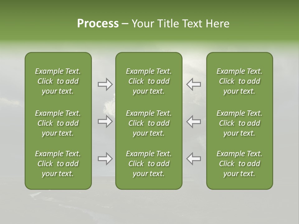 Tornado Funnel Downdraft PowerPoint Template