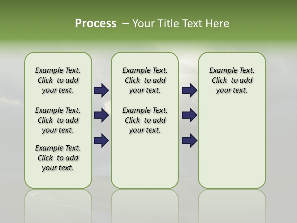 Tornado Funnel Downdraft PowerPoint Template