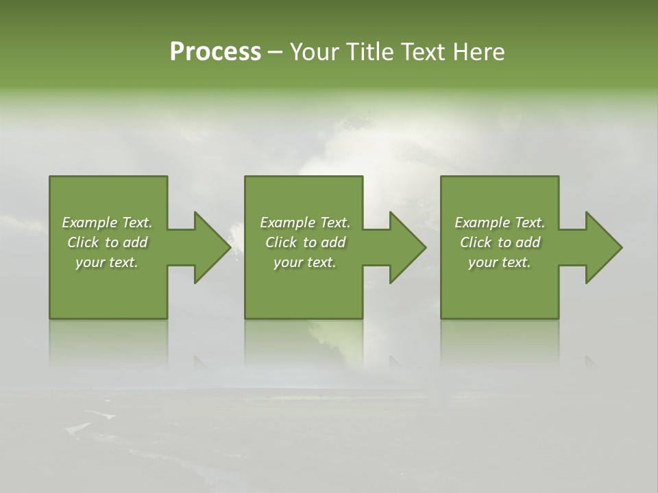 Tornado Funnel Downdraft PowerPoint Template
