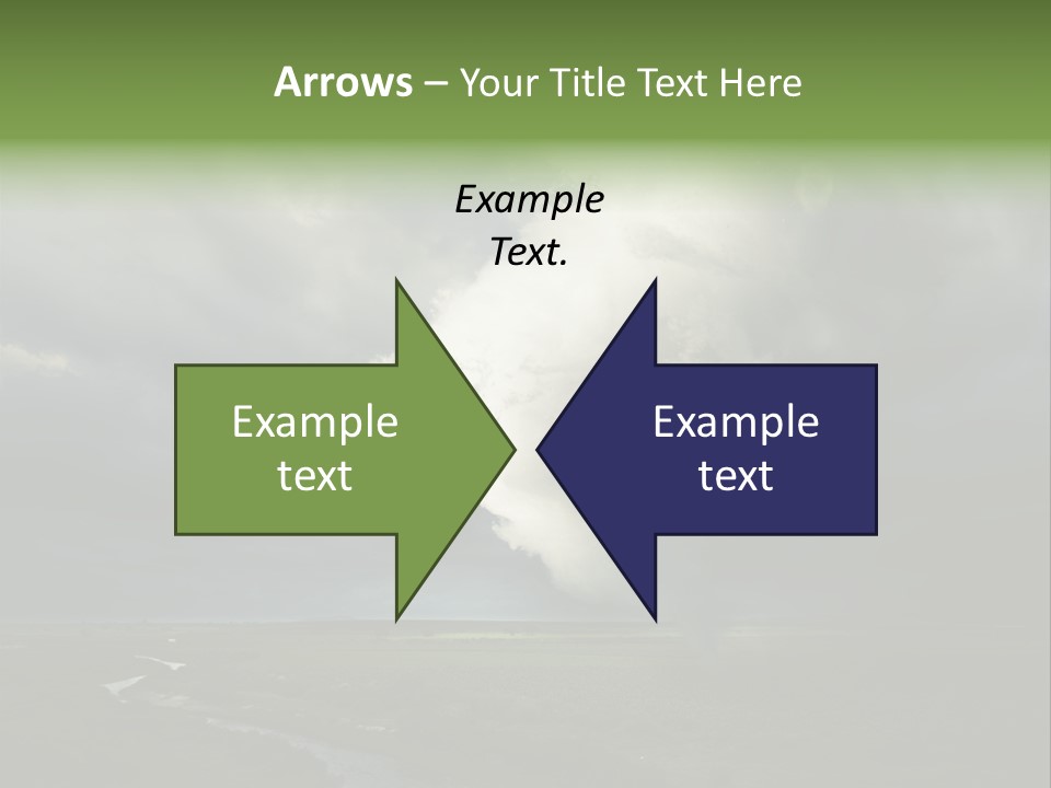 Tornado Funnel Downdraft PowerPoint Template