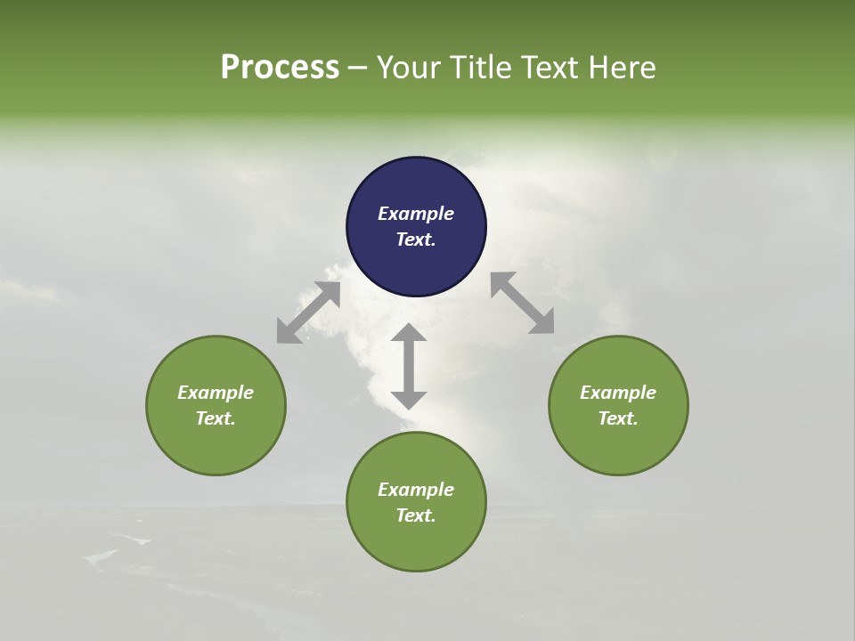 Tornado Funnel Downdraft PowerPoint Template