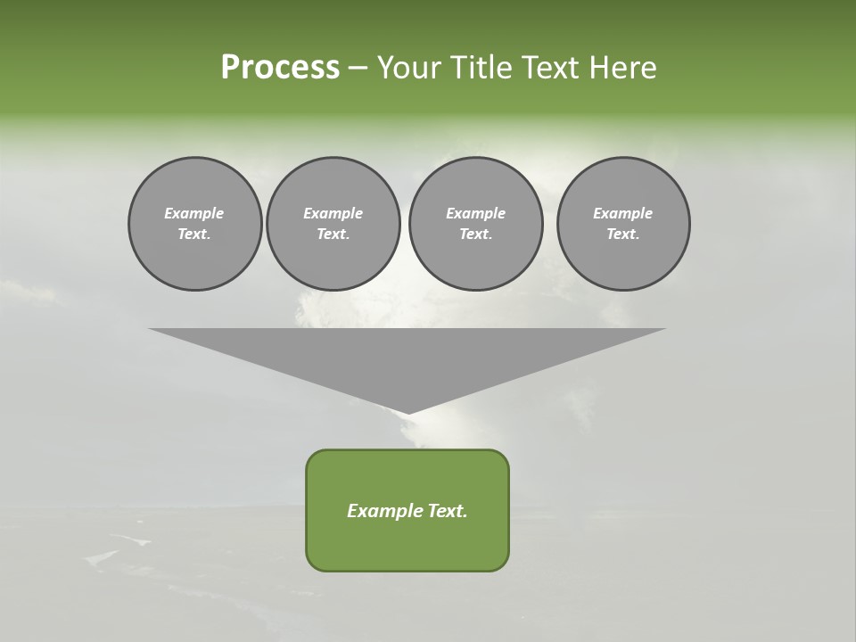 Tornado Funnel Downdraft PowerPoint Template