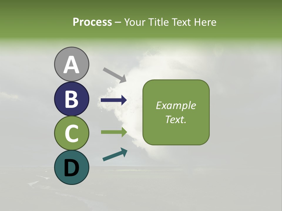 Tornado Funnel Downdraft PowerPoint Template