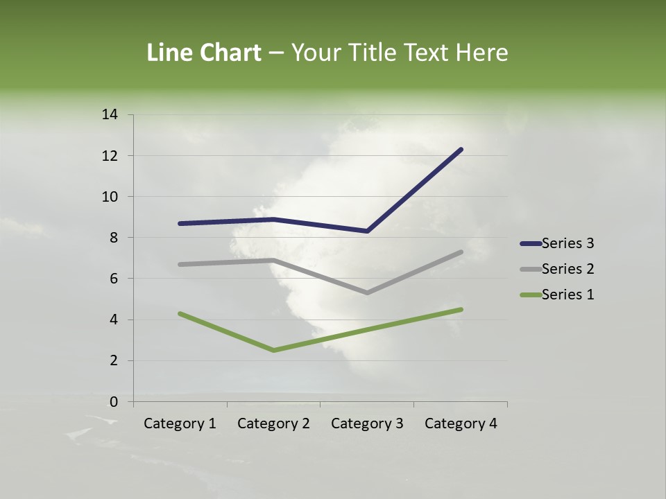 Tornado Funnel Downdraft PowerPoint Template