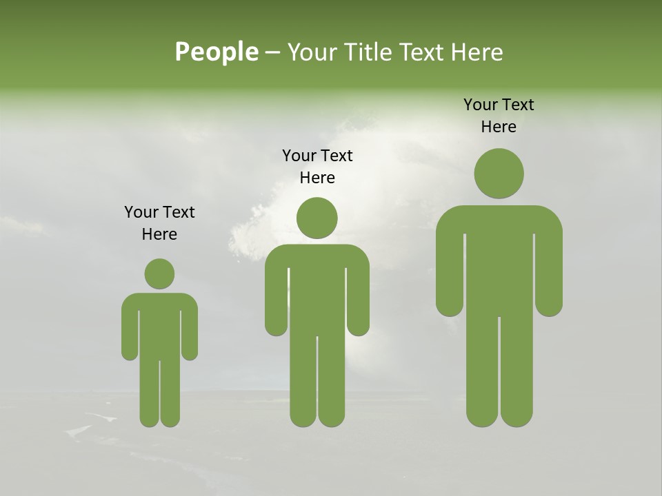 Tornado Funnel Downdraft PowerPoint Template