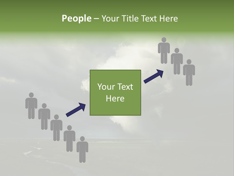 Tornado Funnel Downdraft PowerPoint Template