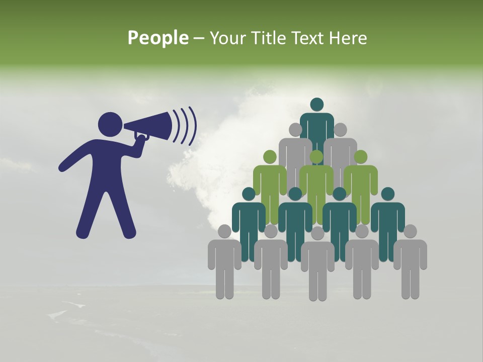 Tornado Funnel Downdraft PowerPoint Template