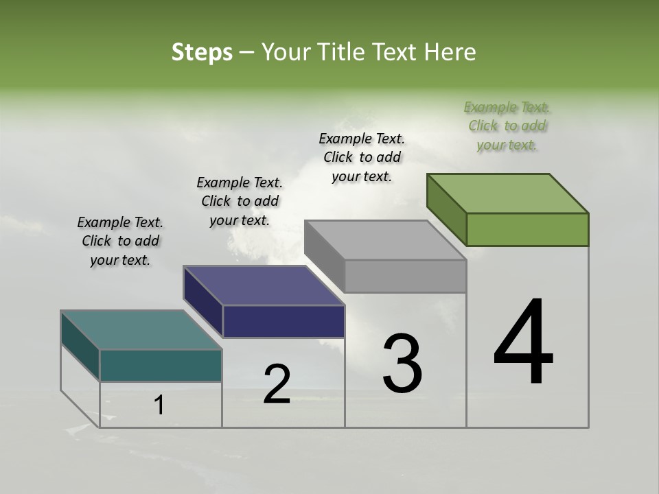 Tornado Funnel Downdraft PowerPoint Template