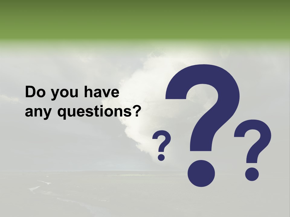 Tornado Funnel Downdraft PowerPoint Template