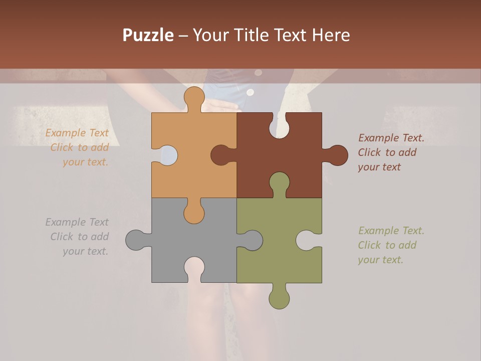 Cheerful Closeup Happiness PowerPoint Template