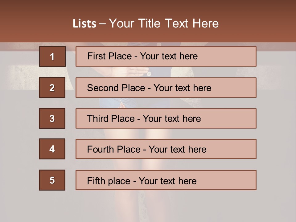 Cheerful Closeup Happiness PowerPoint Template