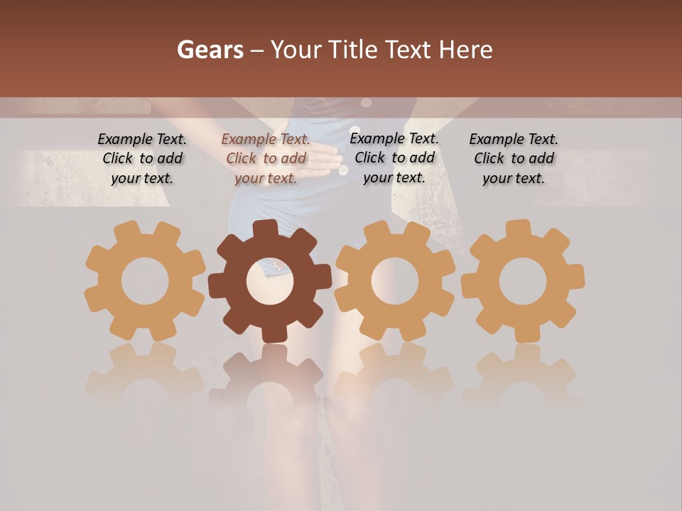 Cheerful Closeup Happiness PowerPoint Template