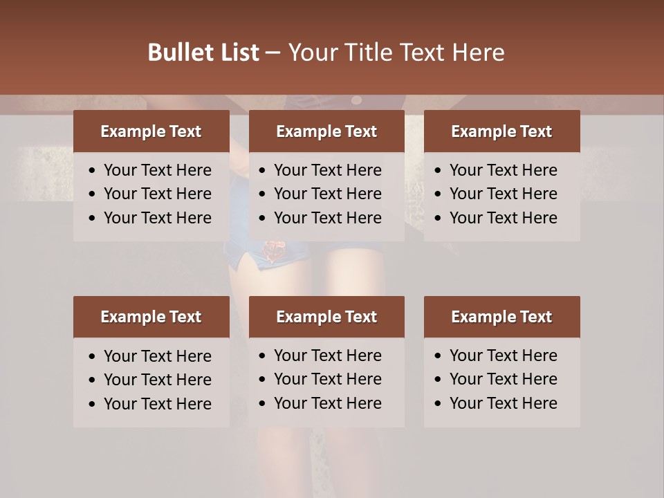 Cheerful Closeup Happiness PowerPoint Template